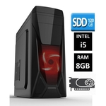 Cpu gamer Intel Core I5 8gb SSD 120gb + vga 2gb