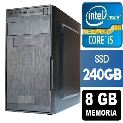 Cpu Intel Core I5 8gb Ssd 240gb + Wifi + DVD * 10x Mais Rápido*