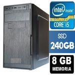 Cpu Intel Core I5 8gb Ssd 240gb + Wifi + DVD * 10x Mais Rápido*