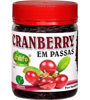 Cranberry 150g - Fruta Desidratada (Passas) - Unilife
