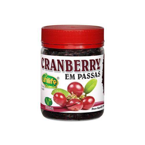 Tudo sobre 'Cranberry Fruta Desidratada 150g Unilife'