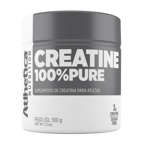 Creatina 100% Pura 100g - Athlética Nutrition