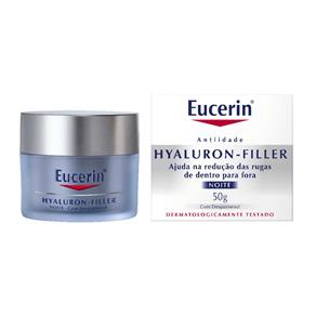Creme Anti-idade Facial Eucerin Hyaluron-Filler Noite 50g