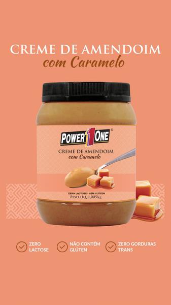 Creme de Amendoim com Caramelo 1,005 Kg - Powerone