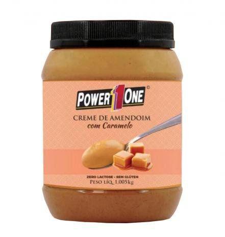 Creme de Amendoim com Caramelo (1kg) - Power1One