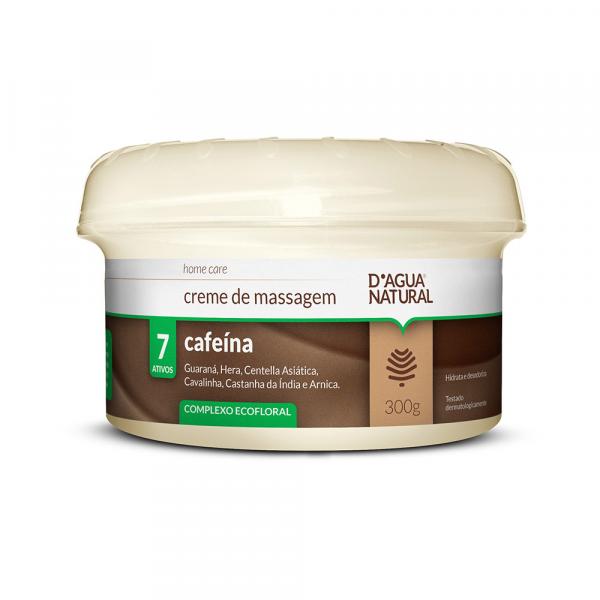 Creme de Massagem Cafeína 7 Ativos 300g - Dagua Natural - Dágua Natural
