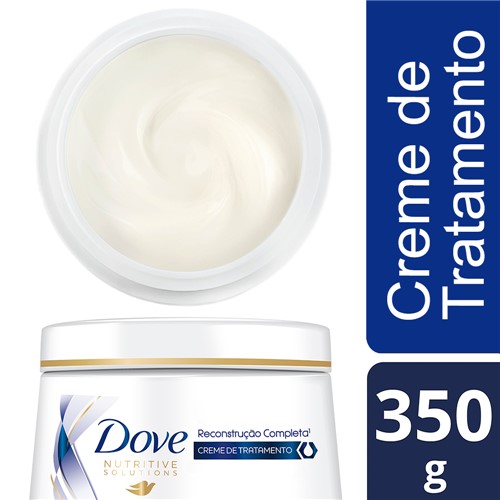 Creme de Tratamento Dove Reconstrução Completa para Cabelos Danificados com 350g