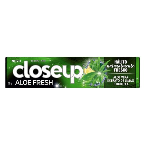 Creme Dental Close Up Aloe Fresh com Fluor 90g
