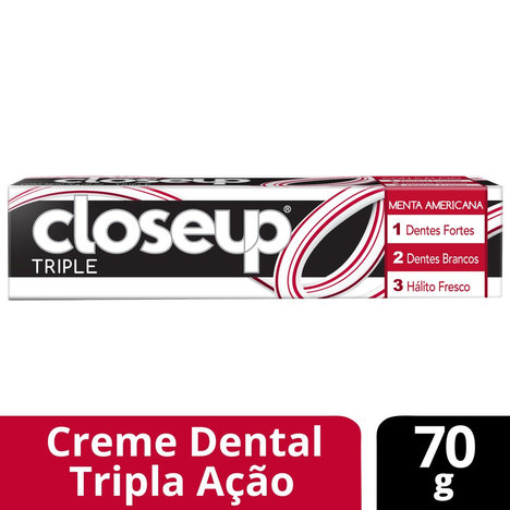 Creme Dental Close Up Triple Menta Americana 70G