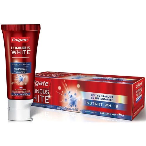 Creme Dental Colgate Luminous 70g Instant White CD COLGATE LUMINOUS 70G INSTANT WHITE