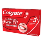 Creme Dental Colgate Luminous White 70g leve 3 pague 2