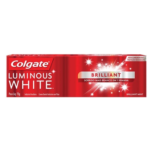Creme Dental Colgate Luminous White Brilliant 70G