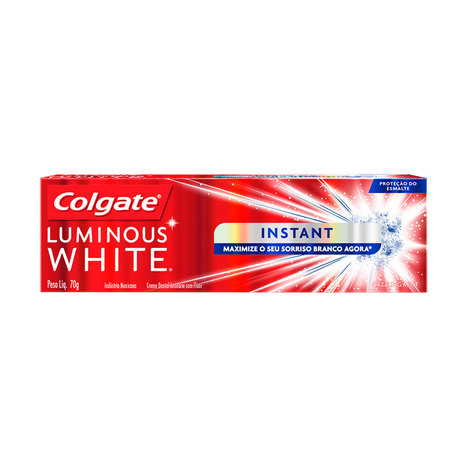 Creme Dental Colgate Luminous White Instant 70G
