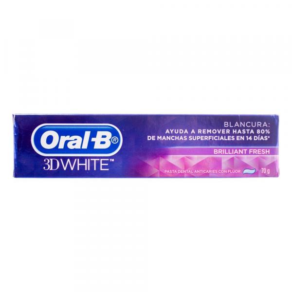Creme Dental 3D White Brilliant Fresh Oral-B 70G