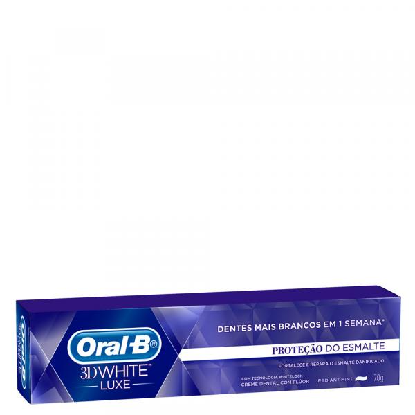 Creme Dental 3D White Luxe Proteção do Esmalte Oral-B - Creme Dental - Oral B
