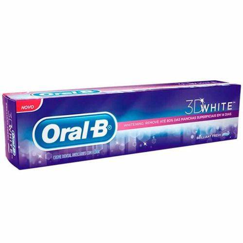 Creme Dental Oral B White 3d Brilliant Fresh 140g