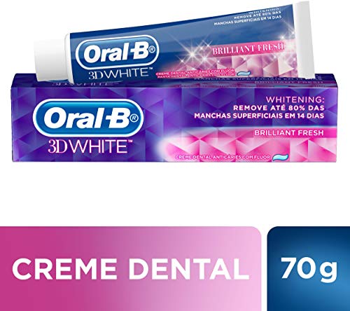 Creme Dental Oral-B 3D White Brilliant Fresh, 70g