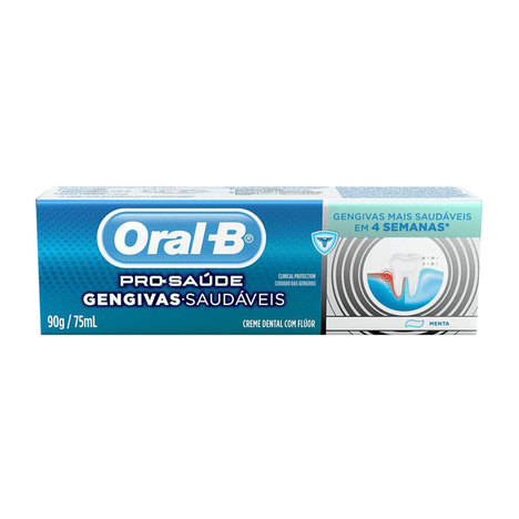 Creme Dental Oral-B Pro-Saúde Menta 90G