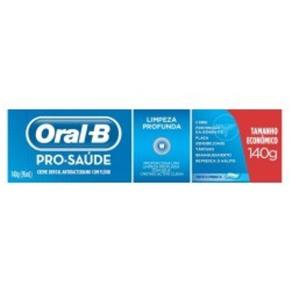 Creme Dental Oral-B Pró-Saúde Menta Fresca 140G