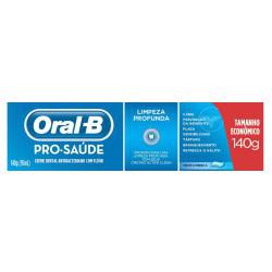 Creme Dental Oral-B Pró-Saúde Menta Fresca 140g