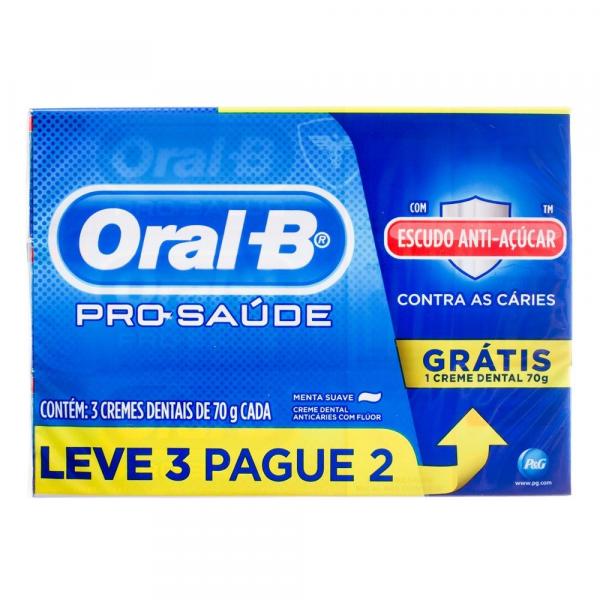 Creme Dental Pro Saúde Oral-B 3X70G