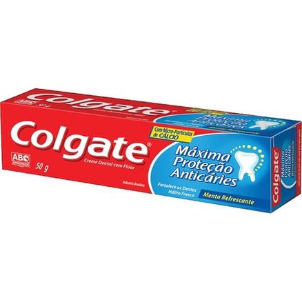 Creme Dental Tradicional Colgate Maxima Proteção Anticaries 50g