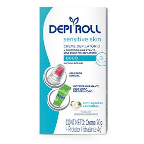 Creme Depilatório para Buço Depi Roll Sensitive Skin 20G