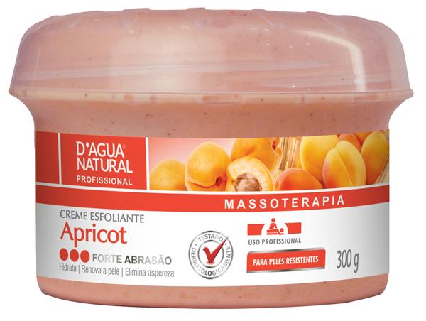 Creme Esfoliante Apricot Forte Abrasão 300g - D'Água Natural
