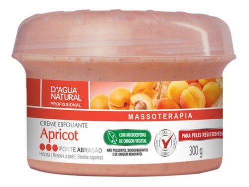 Creme Esfoliante Apricot Forte Abrasão 300g D'agua Natural
