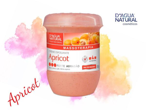 Creme Esfoliante Apricot Forte Abrasão 650g - Dagua Natural - D'água Natural