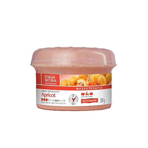 Creme Esfoliante Apricot Forte Abrasão, D'agua Natural, 300 G