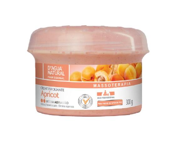Creme Esfoliante Apricot Forte Abrasão D'água Natural 300g - D'agua Natural