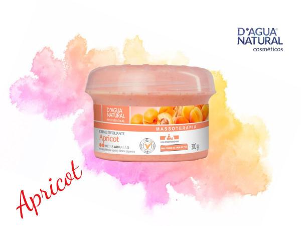 Creme Esfoliante Apricot Média Abrasão 300g Dagua Natural - D'água Natural