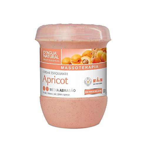 Creme Esfoliante Apricot Média Abrasão, D'agua Natural, 650 G