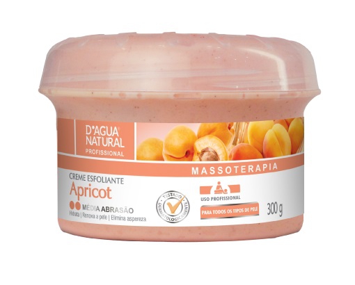 Creme Esfoliante Média Abrasão Apricot 300g D'água Natural - Dágua Natural