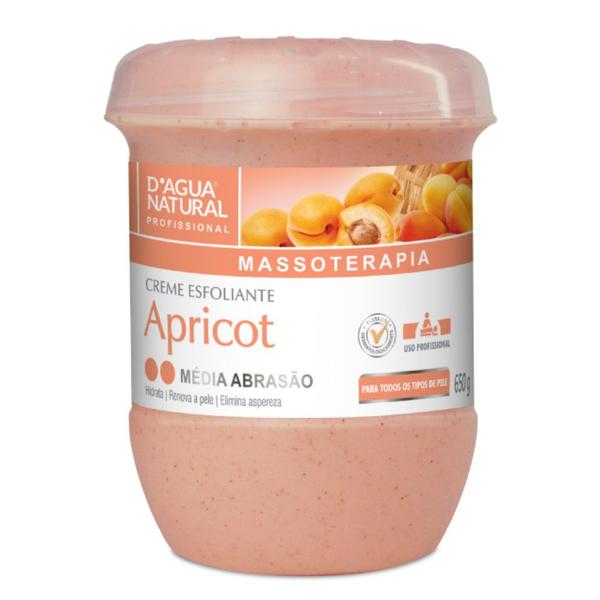 Creme Esfoliante Média Abrasão Apricot 650g D'água Natural - Dagua Natural