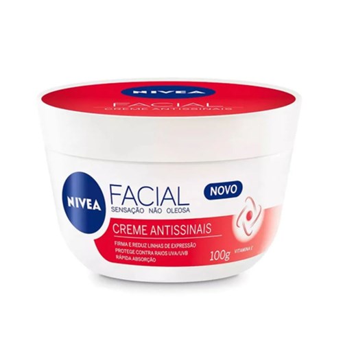 Creme Facial Nivea Antissinais Vermelho - 100G