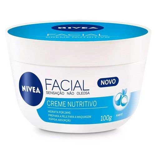 Creme Facial Nivea Cuidado Nutritivo 100g