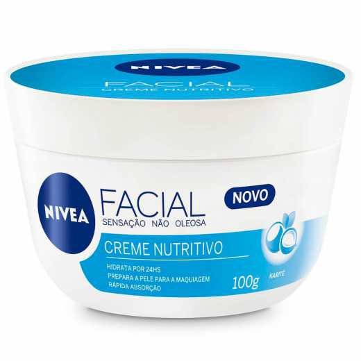 Creme Facial Nivea Cuidado Nutritivo 100g