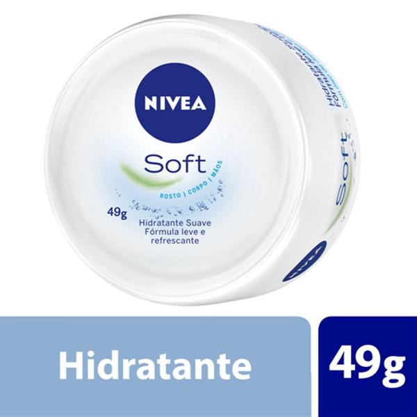 Creme Hidratante Nivea Soft 49g - Todos Tipos de Pele - Nívea