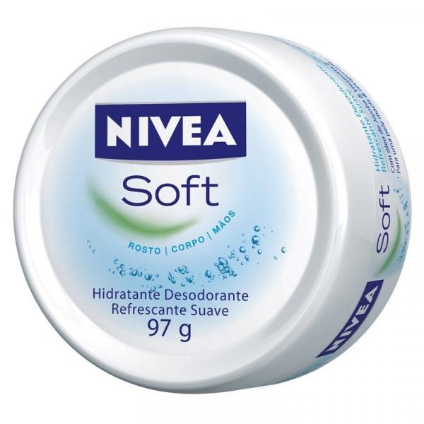 Creme Hidratante Nivea Soft 98g - Todos os Tipos de Pele - Nívea