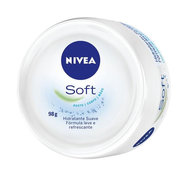 Creme Hidratante Nivea Soft 98g - Todos os Tipos de Pele - Nívea