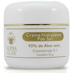 Creme Hidratante Pós Sol Aloe Vera (Babosa) 55g - Alpha Aloe