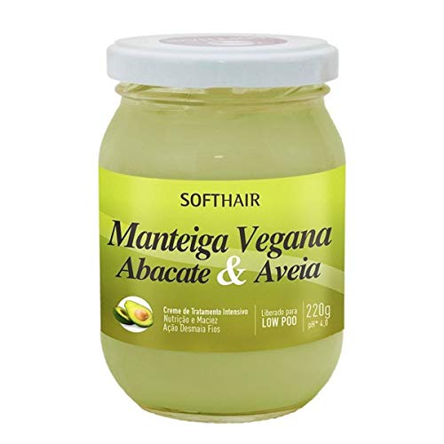 Creme Manteiga Vegana Abacate e Aveia Soft Hair 220ML