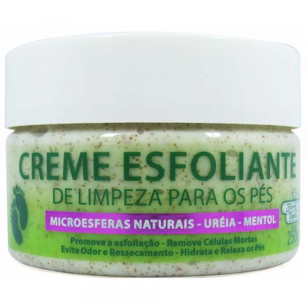 Creme P/ os Pés Esfoliante Flores e Vegetais 250g - Flores e Vegetais