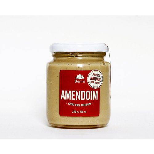 Creme Pasta de Amendoim 220g Benni Alimentos