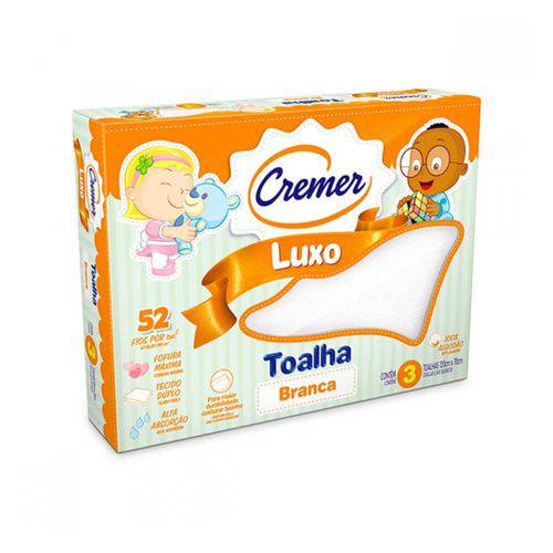 Cremer Luxo Toalha Infantil C/3