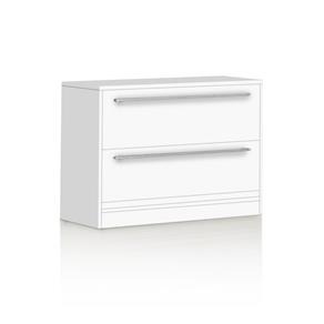 Criado Mudo Arezzo em MDF Branco Gabrielli - Branco