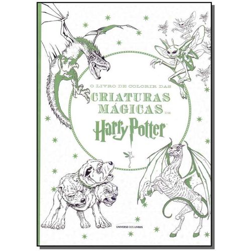 Criaturas Mágicas de Harry Potter - Livro de Colorir
