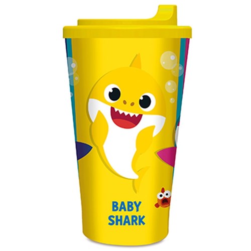 Cromus Baby Shark - Copo Plástico Infantil 300ml